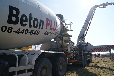 Beton towarowy na dom z gruszki, betoniarnia Radom - Producent betonu